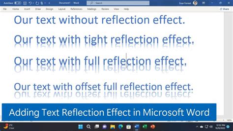 Add reflection