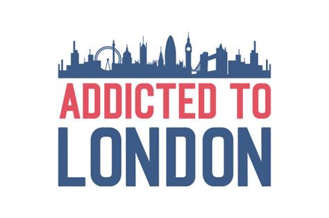 Download Addicted to London SVG File - SVG Design Silhouette DXF Files