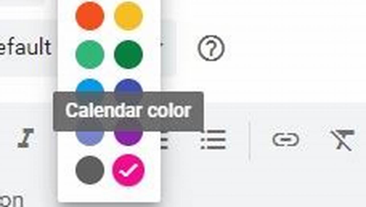 Adding Colors To Google Calendar
