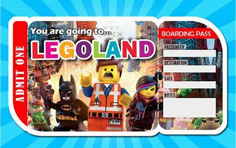Adding Tickets To Your Legoland Cart