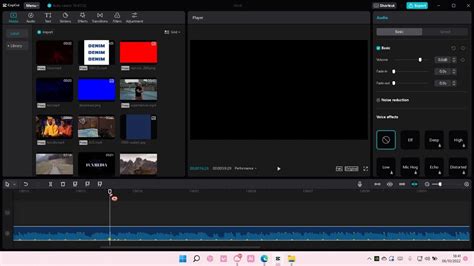 Adding audio to video in CapCut