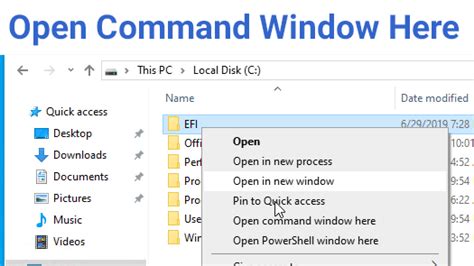 Adding “Open command window here”