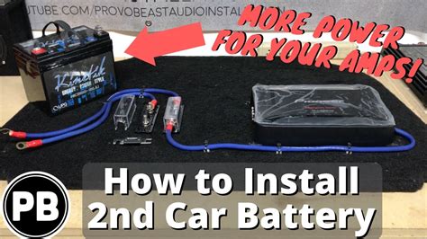 Boost Your Car Audio Power with a Second Battery Upgrade