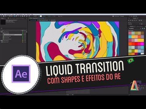 Image of Adding Additional Effects to Liquid Motion Transition in Adobe After Effects