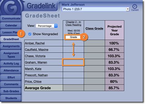 Adding Assignments and Grades in Schoolgrid