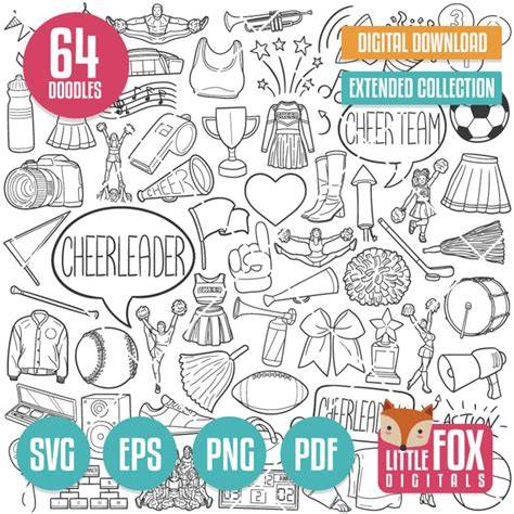 Adding Details to Your Cheerleading Drawings