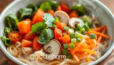 Adding Healthy Toppings to Instant Noodles