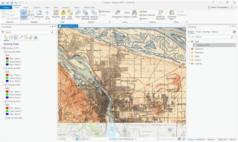 USGS TNM Style Map Template ArcGIS — open.gis.lab