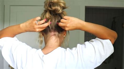 Adding Volume to Your Messy Bun
