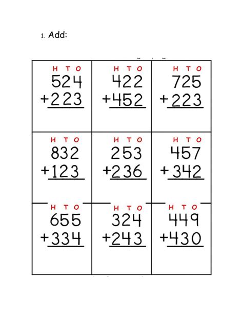 Addition With And Without Regrouping Worksheets