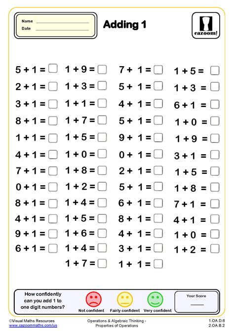 Addition Worksheets Level 1
