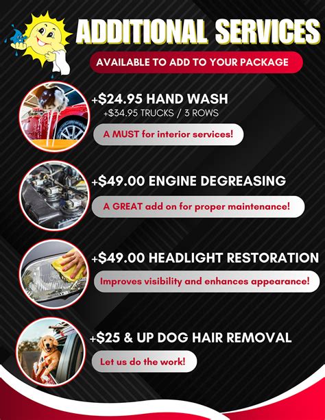 Additional Detailing Services