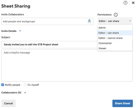 Additional Smartsheet Features and Options