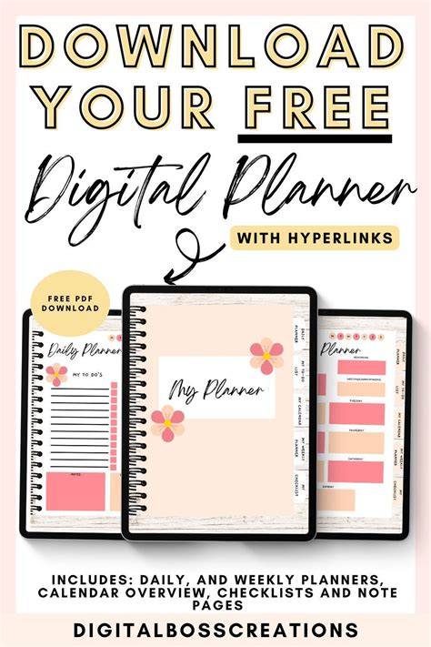 Additional Tips For Using A Free Digital Planner PDF