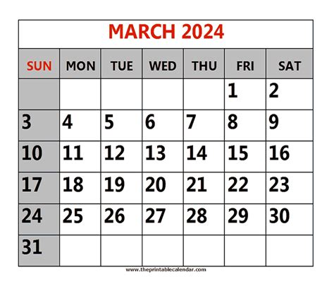 Additional Tips for Using the March 2024 Calendar Effectively