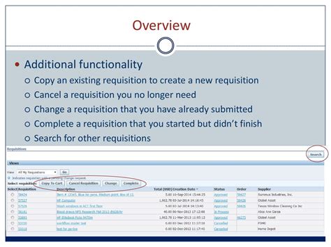 Additional functionality