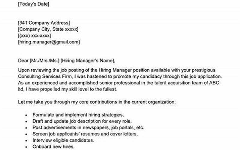 Address The Hiring Manager