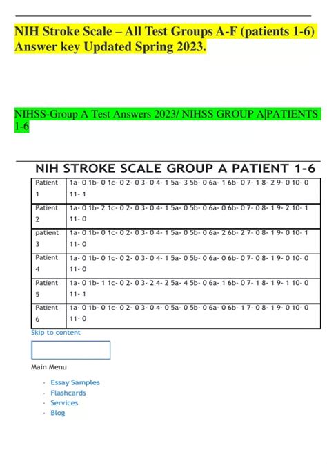 Addressing Challenges in Stroke Scale Implementation