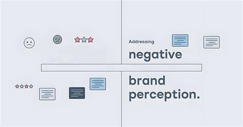 Addressing negative brand perception