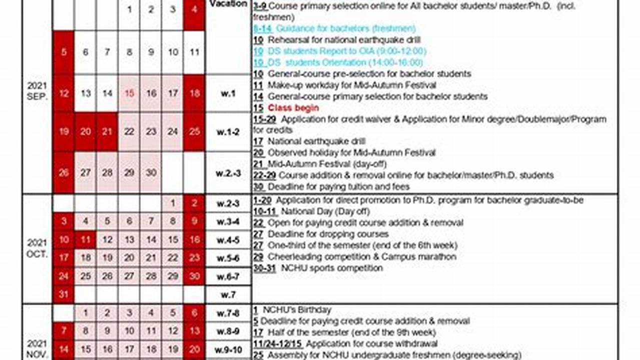 Adelphi Academic Calendar 2024-23