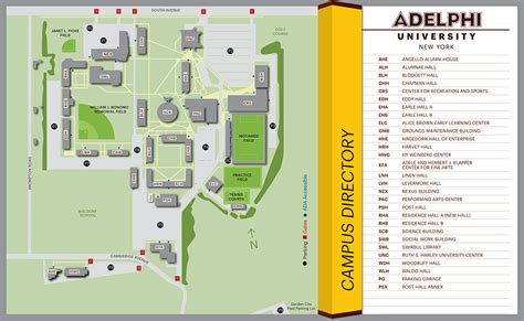 Adelphi Campus Map Adelphi University Interactive Campus Anymap