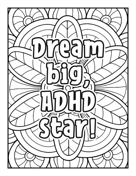 Adhd Coloring Pages