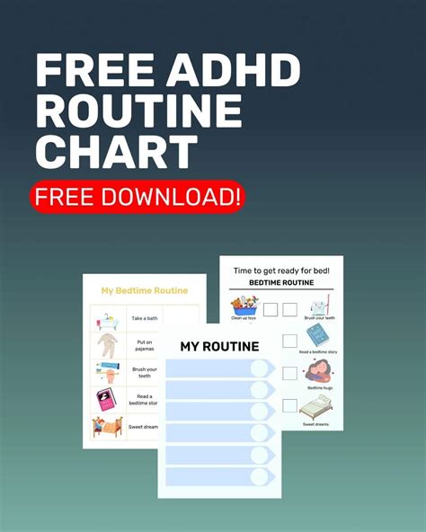 Adhd Daily Routine Chart