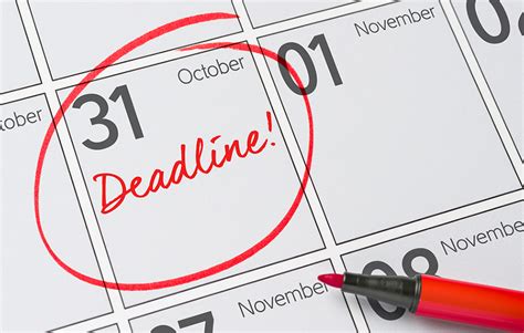 Adhere to Deadlines and Application Procedures