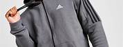 Adidas Black Hoodie Sweatshirt Grey