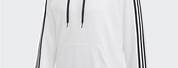 Adidas White Pullover Hoodie