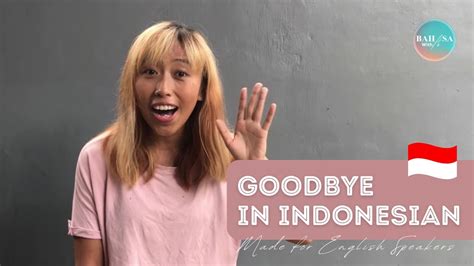 Adios in Indonesia