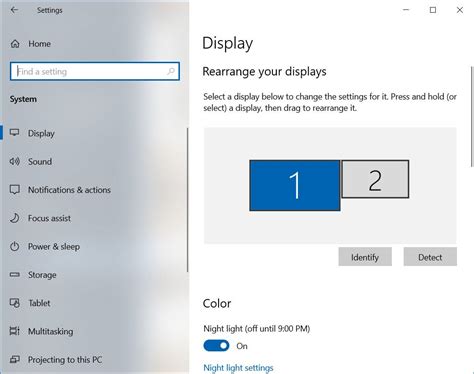 Adjust Display Settings