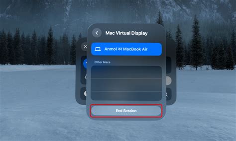 Adjust Mac Screen in Vision Pro
