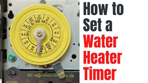 Adjust the Heat and Set a Timer