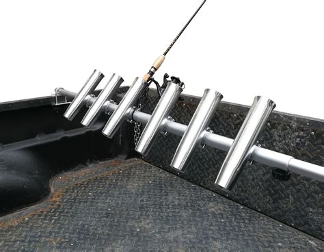 Adjustability fishing rod holders for trucks