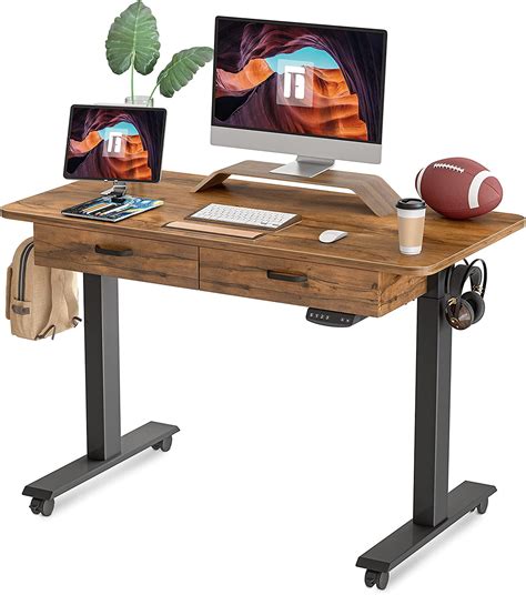 Picture Of Adjustable Desk With Drawers References