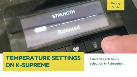 Adjustable Temperature Settings