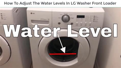 Adjusting Feet of LG Washer