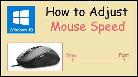 Adjusting Mouse Settings