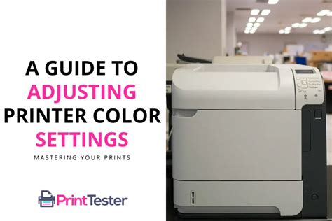 Adjusting Printer Settings