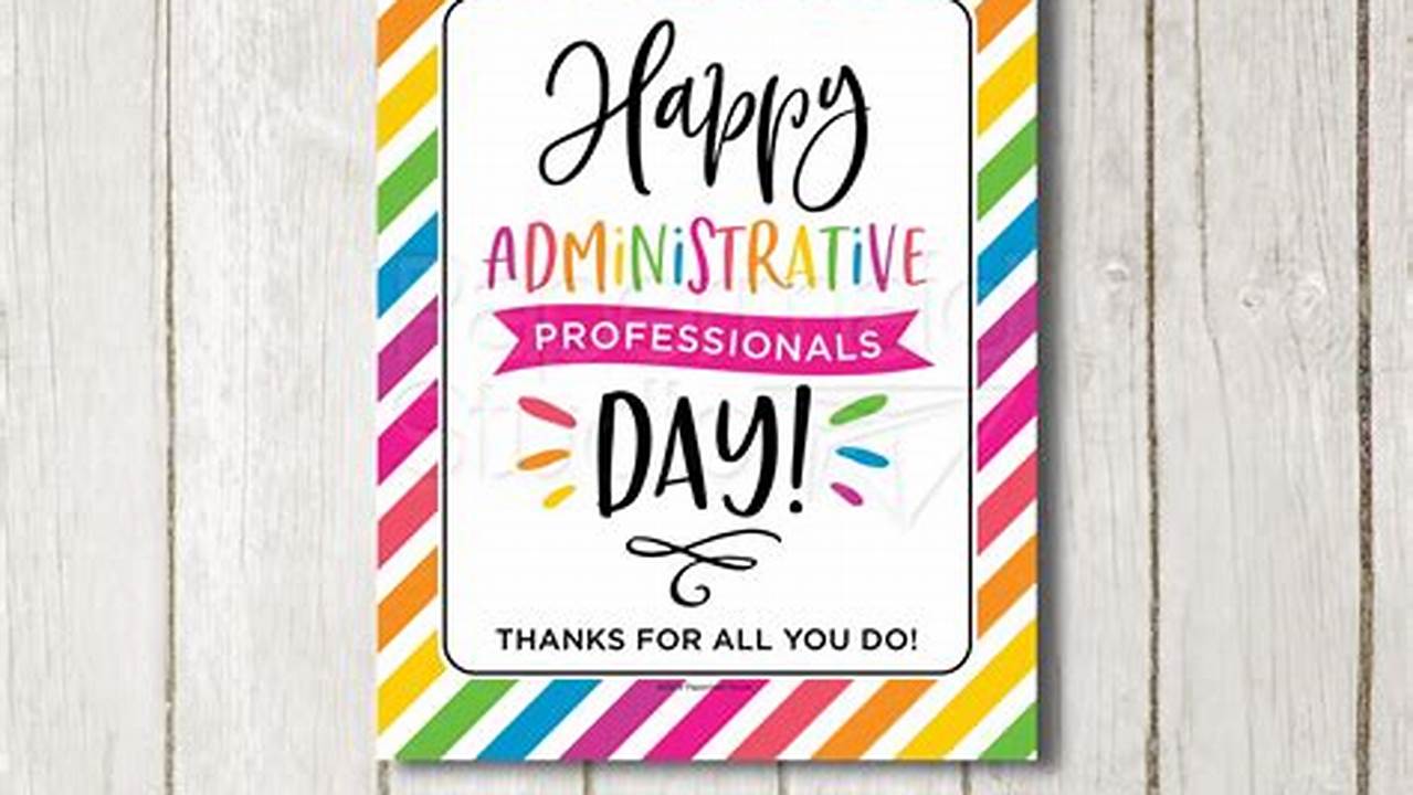 Admin Professionals Day 2025 Images 2025