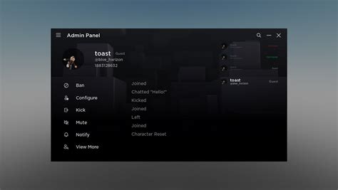 Admin Panel Modern UI Design Feedback - DevForum | Roblox