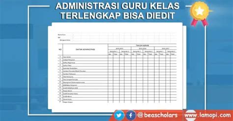 Administrasi Guru Mata Pelajaran 12