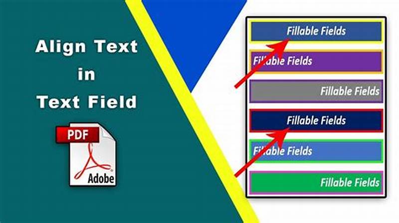 Adobe Acrobat Form Field Text Alignment