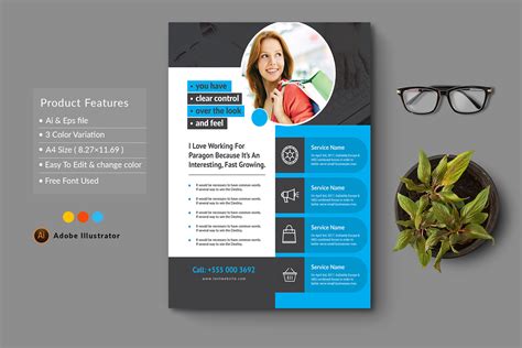 Adobe Illustrator Flyer Templates