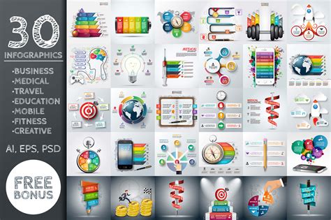 Adobe Illustrator Infographic Templates