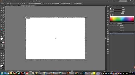 Adobe Illustratorでガイド線を表示した作業画面のイメージ