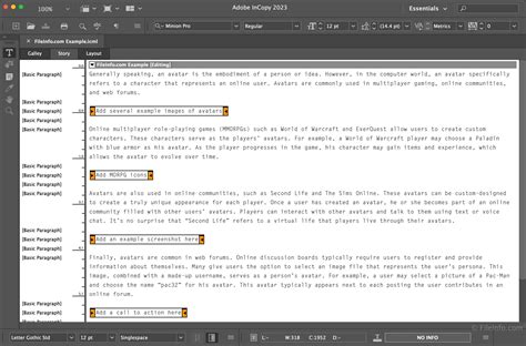 Adobe InCopy: How it works