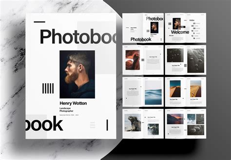 Adobe Indesign Photobook Template