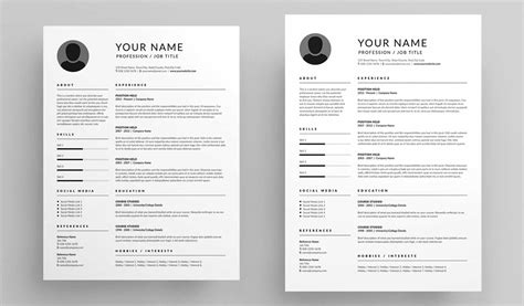 Adobe Indesign Cv Template